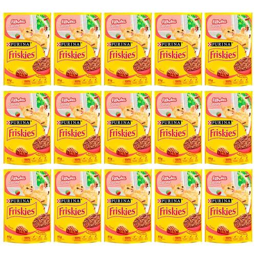 Ração Úmida para Gatos Purina Friskies Filhotes Carne ao Molho 85g - 15 Sachês Menor preço em Ração Úmida para Gatos Purina Friskies Filhotes Carne ao Molho 85g - 15 Sachês