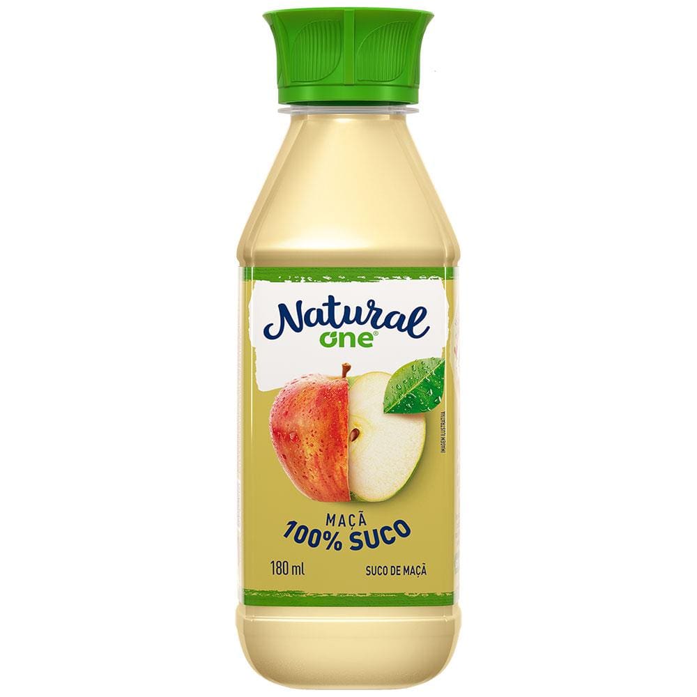 Suco de Maçã Natural One 180ml - 6 Unidades