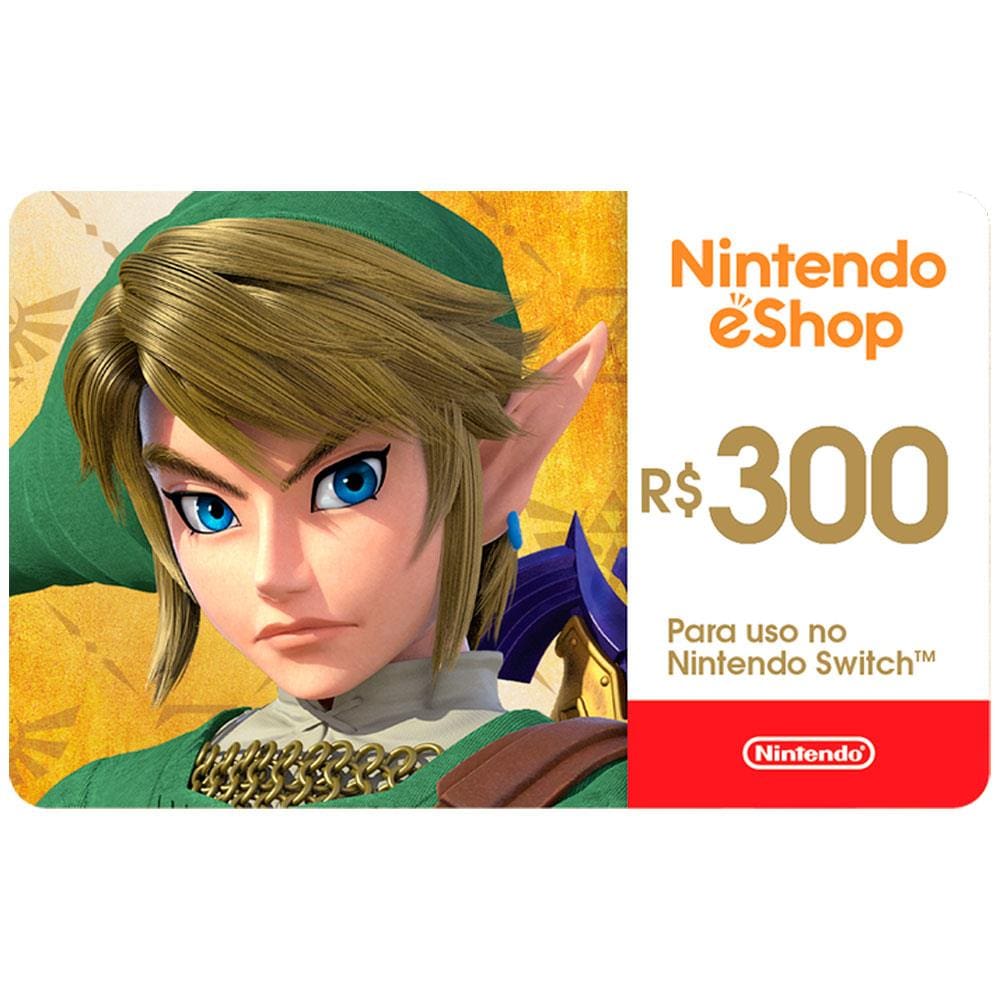 Nintendo eShop brasileira aceita gift card pré-pago para Switch