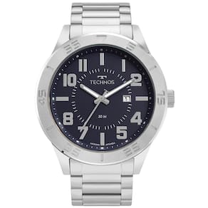 Relógio Masculino Analógico Technos Militar 2115MYU/1A - Prata