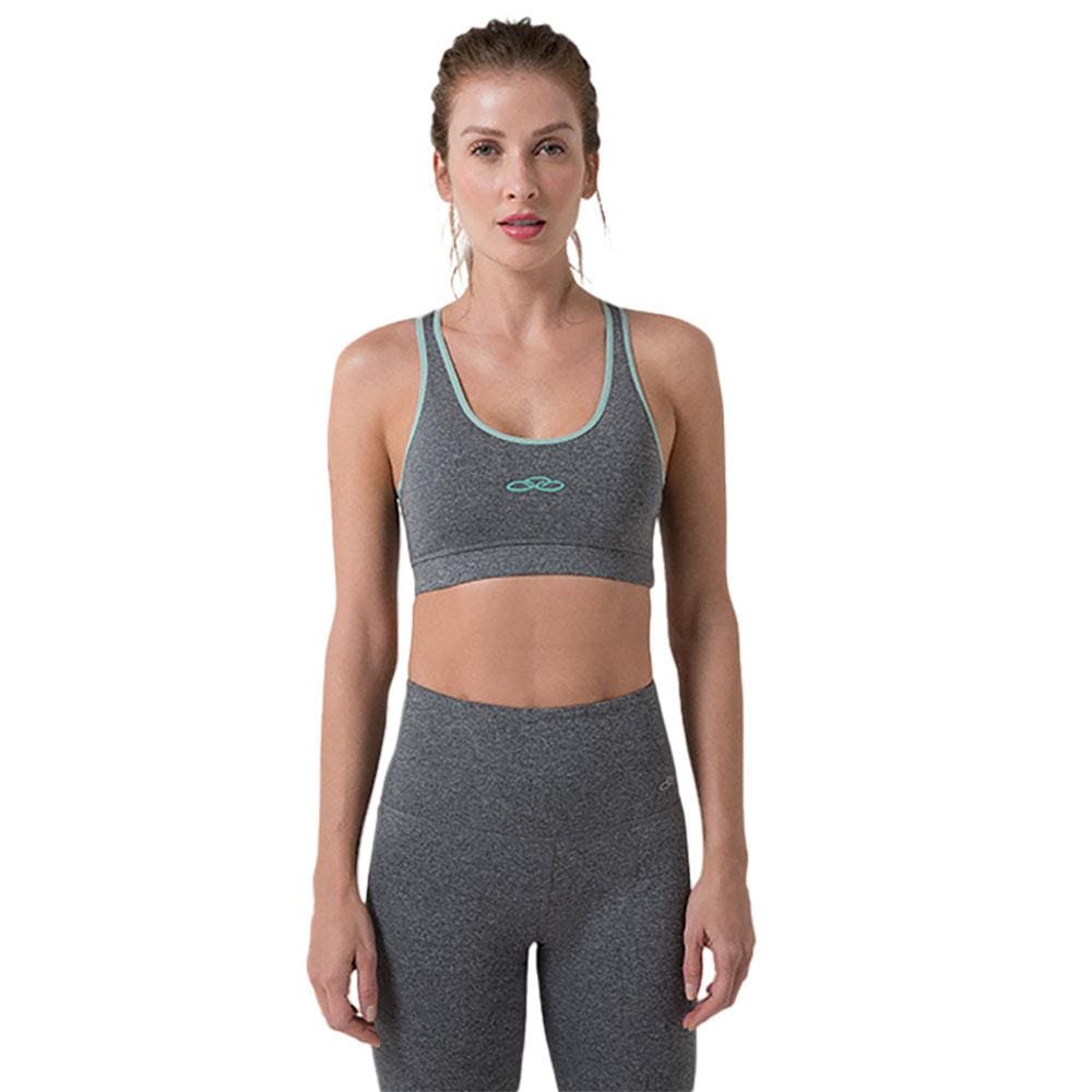Top Feminino Essential Olympikus - Cinza Mescla
