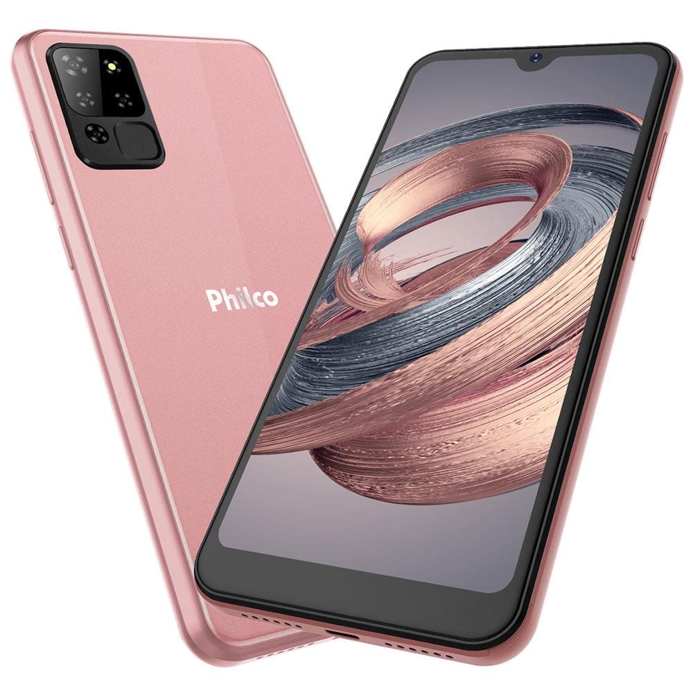 Smartphone Philco Hit P8 Rosé Gold | Casas Bahia