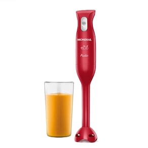 Mixer Mondial Pratic M-15-R 2 em 1 com Copo Medidor Vermelho – 200 W