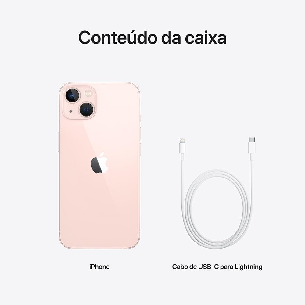 Apple iPhone 13 128GB - Rosa | Casas Bahia