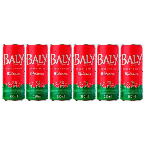 Energético Baly Energy Drink Melancia Lata 250ml - 6 Unidades