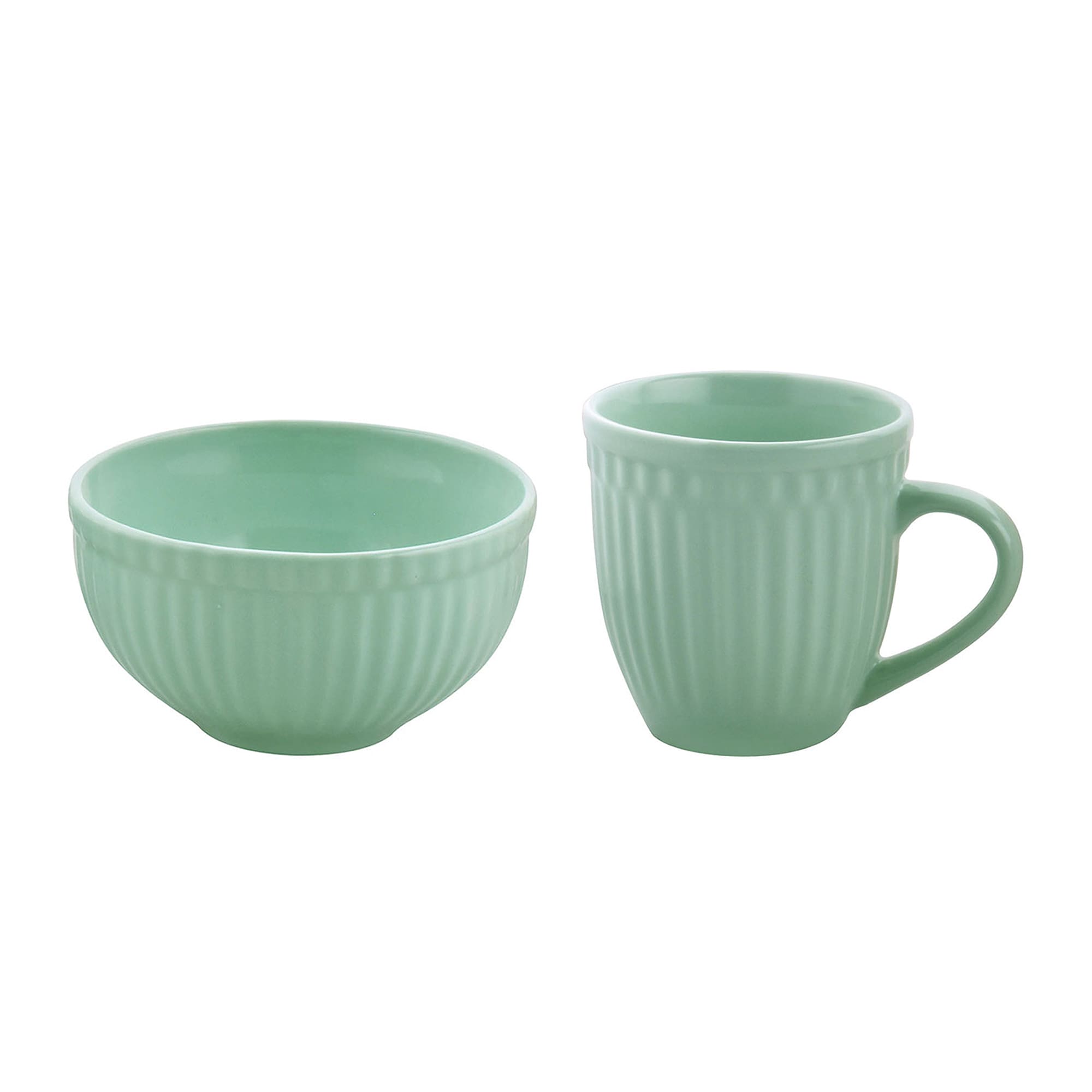 Conjunto Caneca e Tigela Fratelli Atenas Soft - Acqua