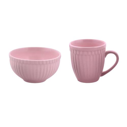 Conjunto Caneca e Tigela Fratelli Atenas Soft - Rosa é boa?