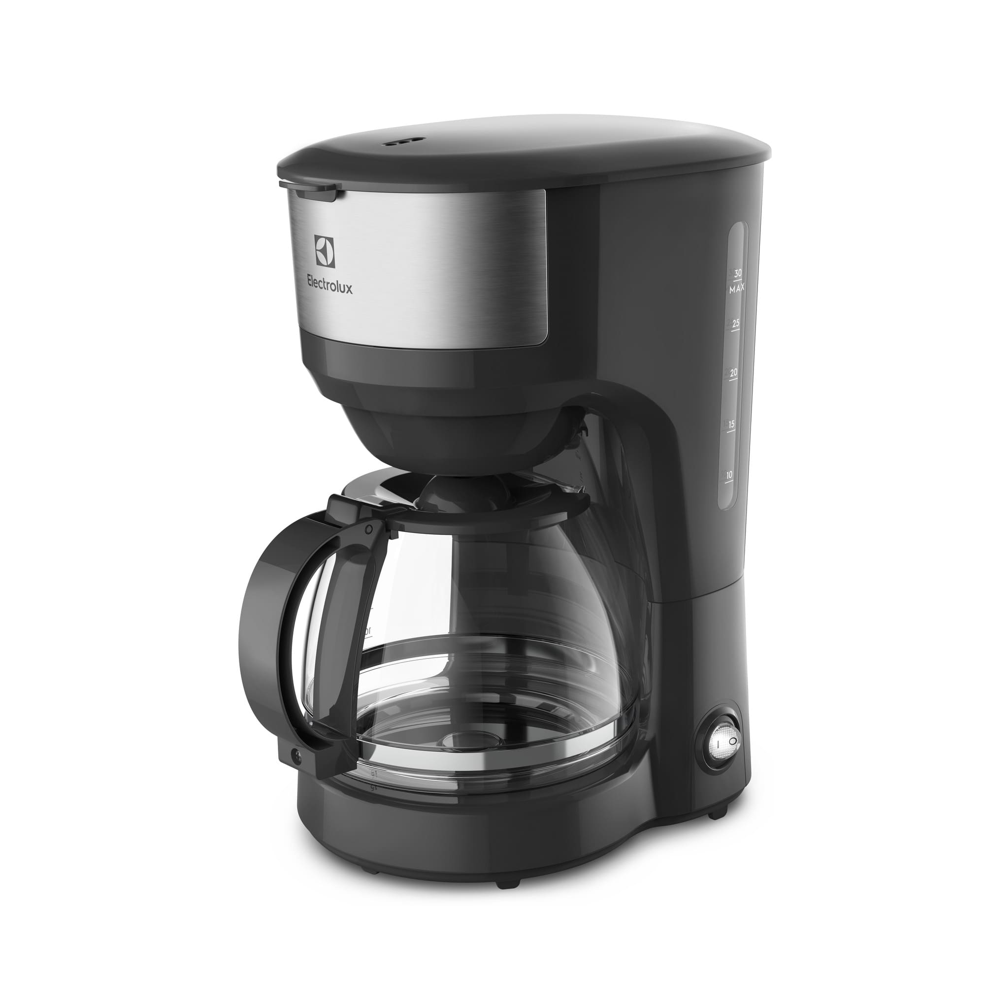 Cafeteira Elétrica Electrolux Efficient ECM20 30 Xícaras Aço Inox Escovado/Preto - 220V