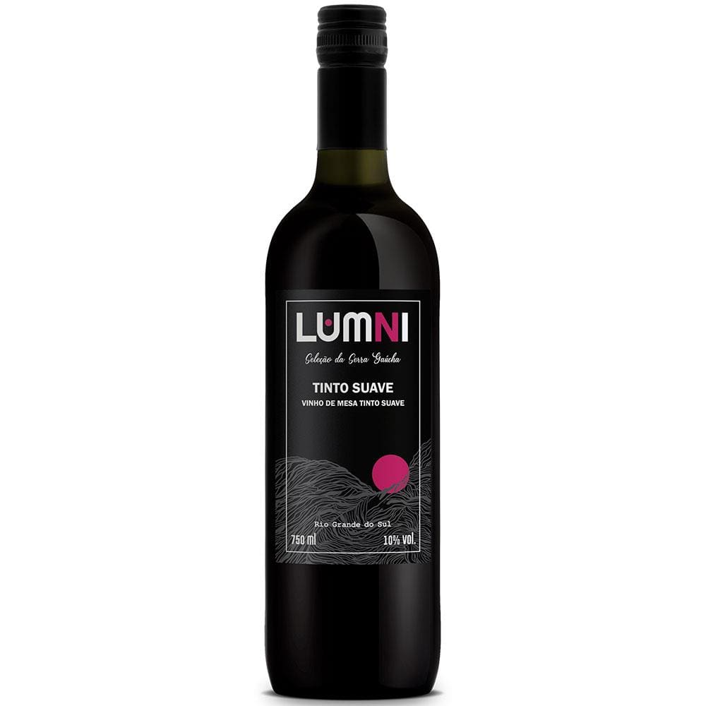Vinho Tinto Suave Lumni Bordô e Isabel 750ml