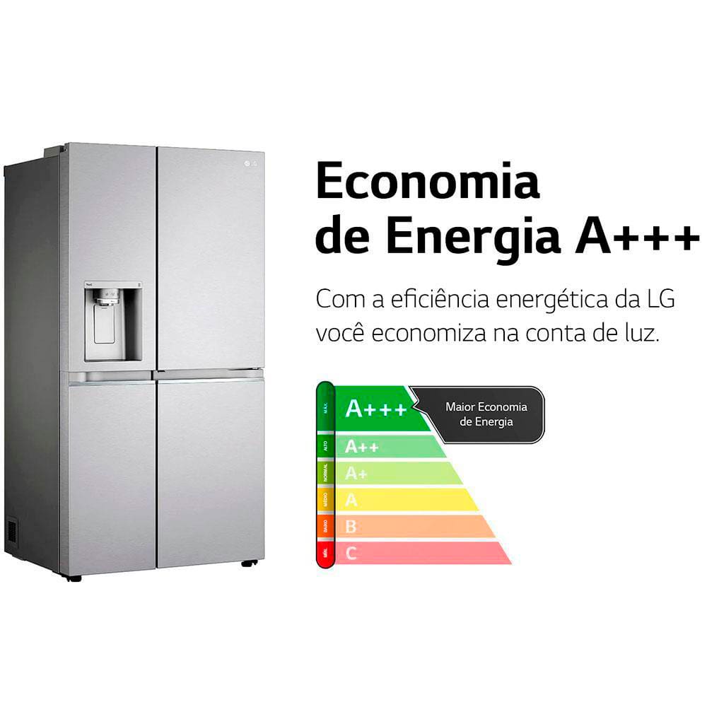 Geladeira LG Side by Side Inverter | Casas Bahia