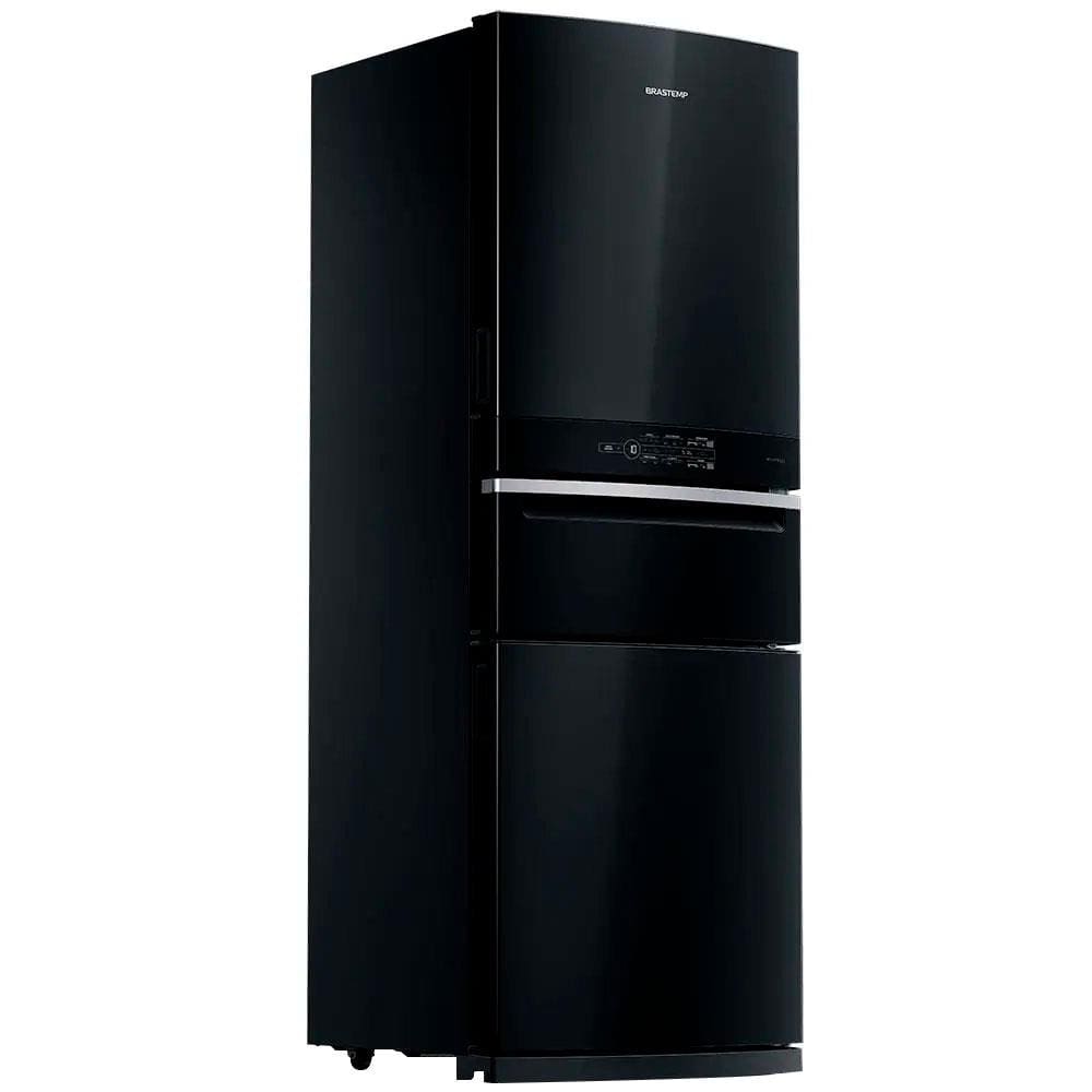 Geladeira Brastemp Inverse 3 Frost Free BRY59CE com Freezer Control Pro 419 L – Preta