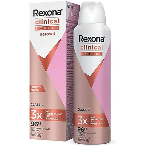 Antitranspirante rexona men aerosol clinical 96h 150ml