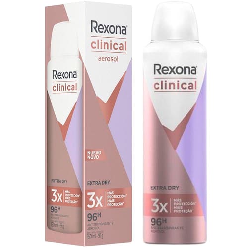 DESODORANTE REXONA CLINICAL REFRESH FEMININO AEROSSOL 150ML