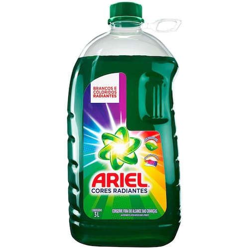 Sabão Líquido Ariel Cores Radiantes - 3L