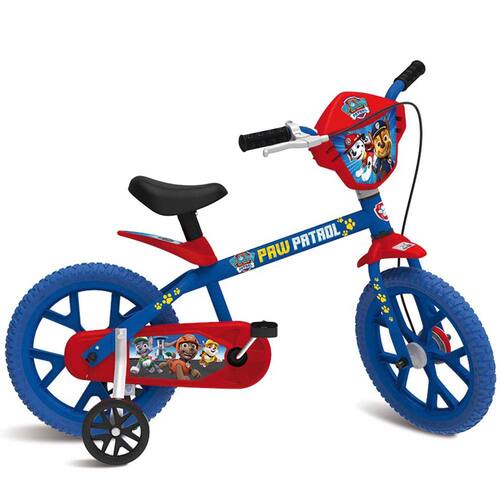 Menor preço em Bicicleta Aro 14 Patrulha Canina 3284 Brinquedos Bandeirante - Azul