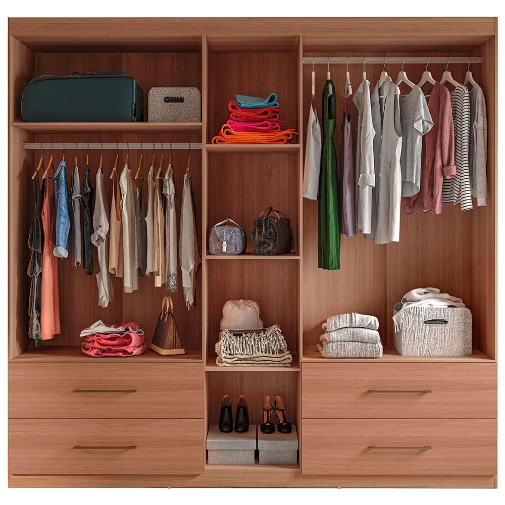 Guarda-Roupa Casal Bartira Texas com 224 cm | Casas Bahia