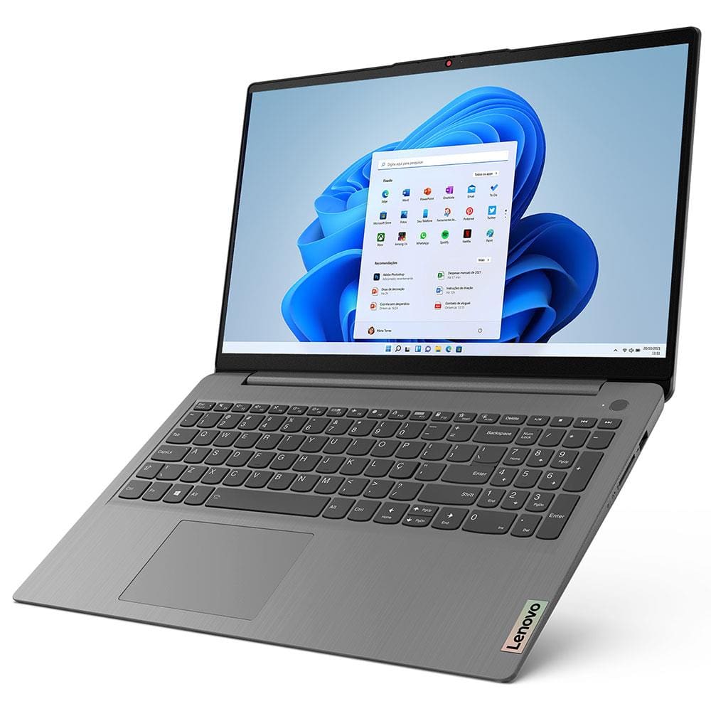 Windows11ノートPC Lenovo Core i5/12GB/500GB Notebook Lenovo IdeaPad 3i I5-1135G7 - Crystal Informática