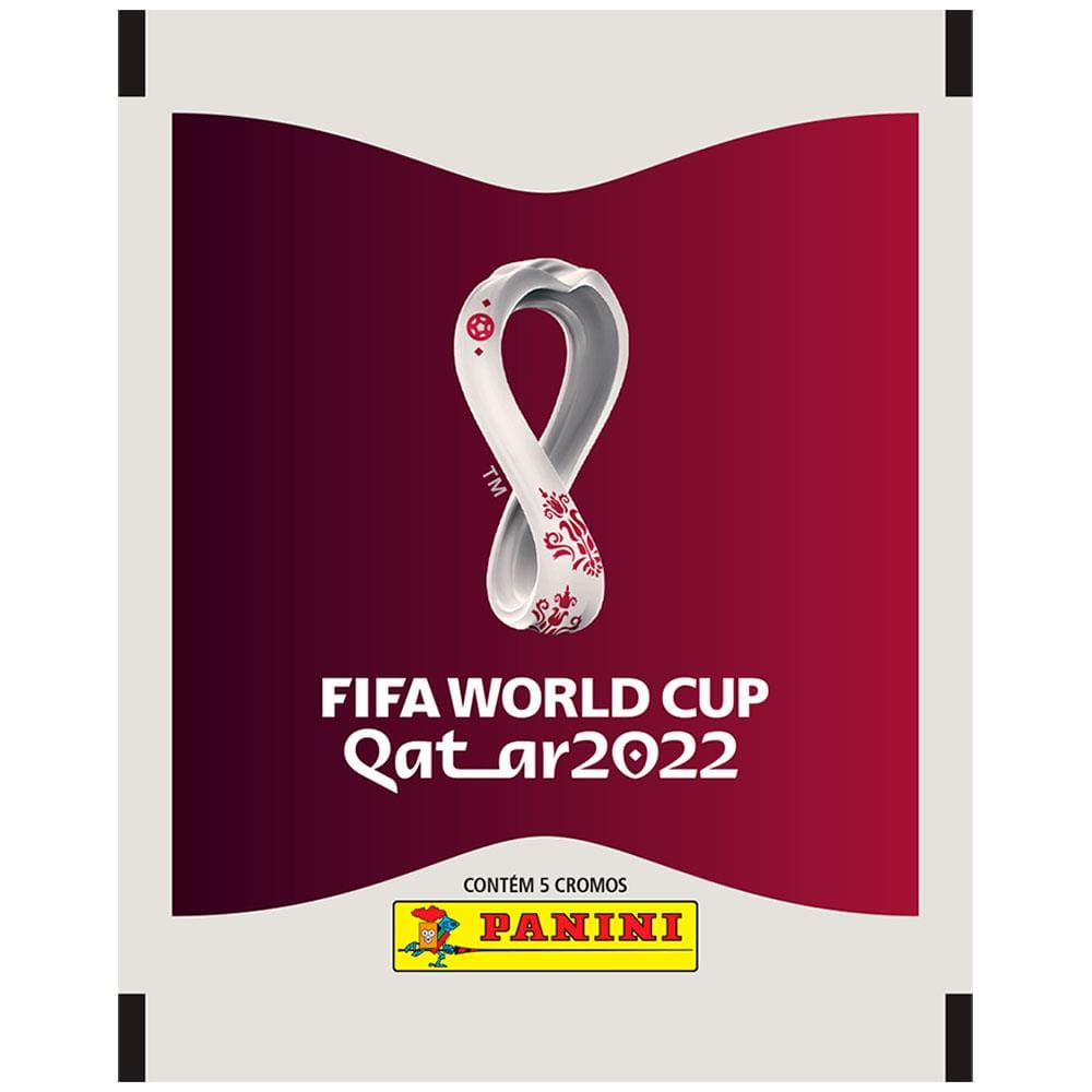 CINCO FIGURINHAS - ÁLBUM PANINI COPA DO MUNDO QATAR 202