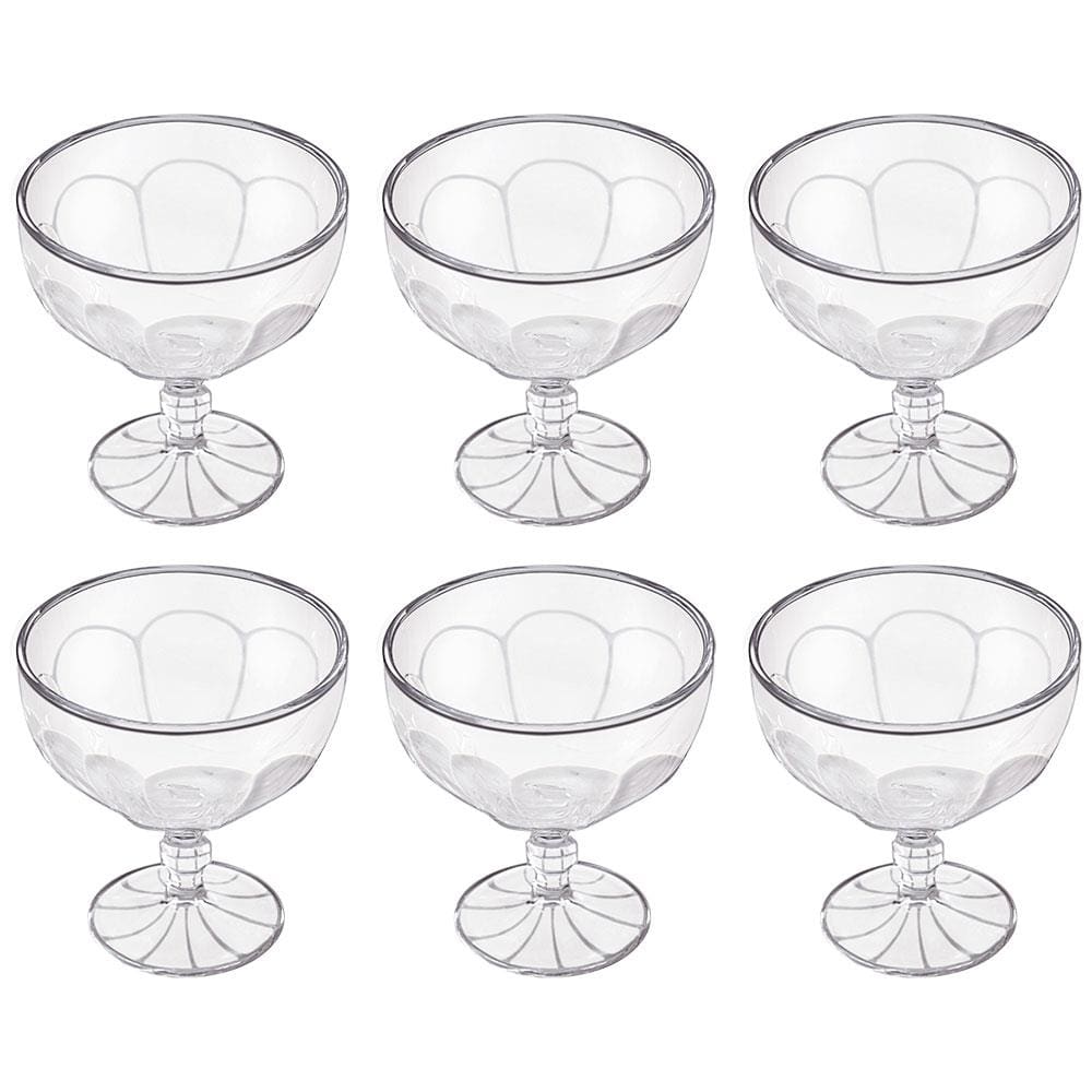 Conjunto Country com 6 Taças para Sobremesa Globimport - 380ml