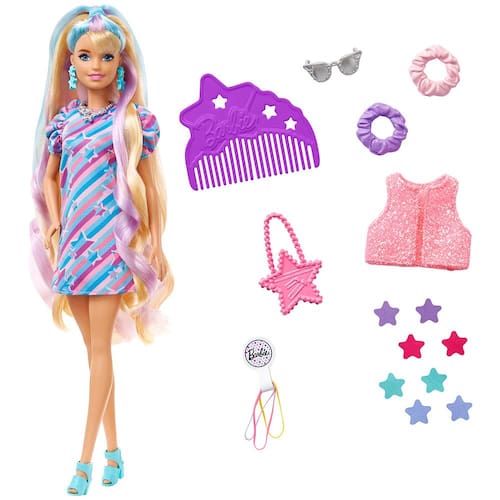 Boneca Barbie Totally Hair Loira HCM88 Mattel - Escorrega o Preço