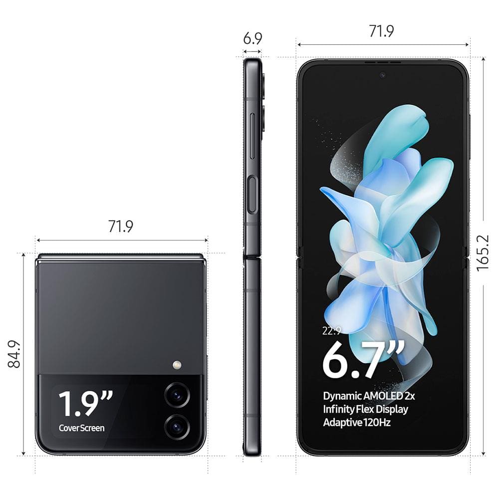 Smartphone Samsung Galaxy Z Flip4 5G Tela dobrável | Casas Bahia