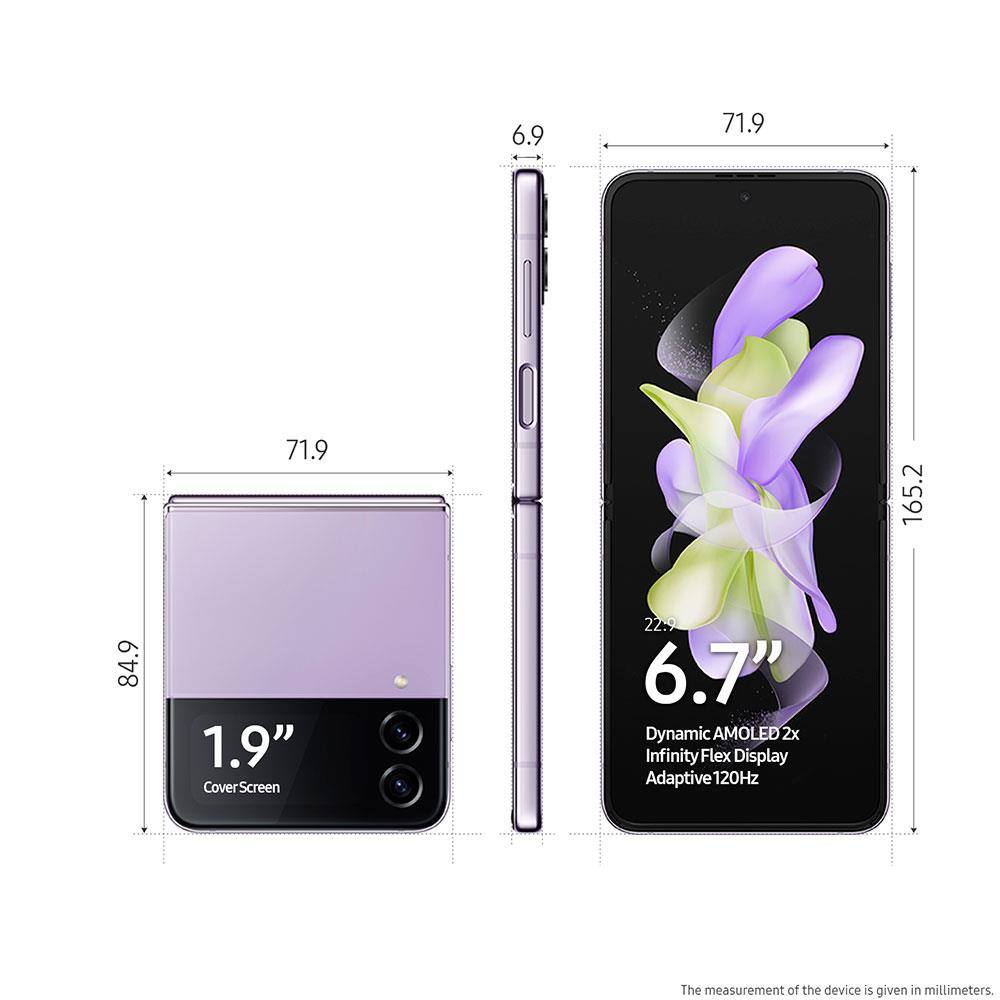 Smartphone Samsung Galaxy Z Flip4 5G Tela dobrável | Casas Bahia