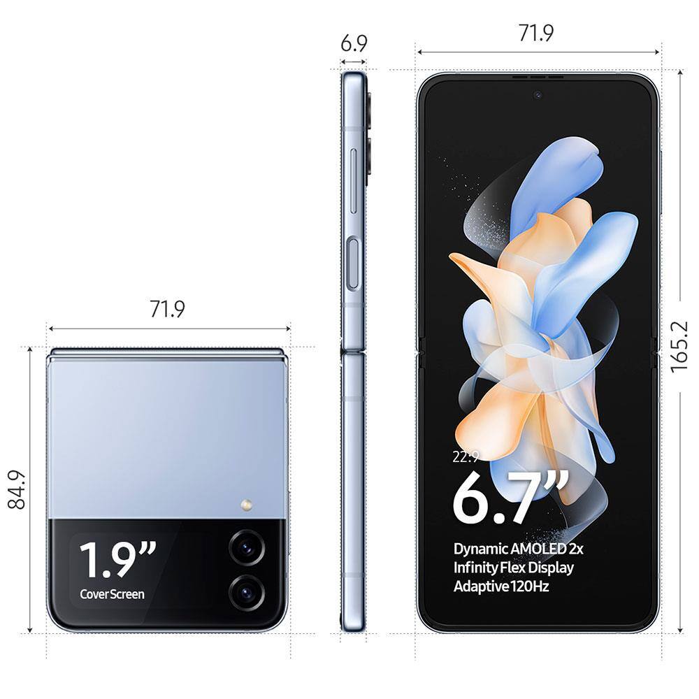 Smartphone Samsung Galaxy Z Flip4 5G Tela Dobrável | Casas Bahia