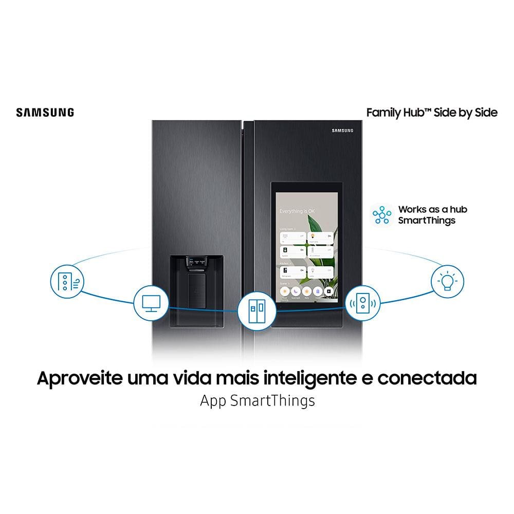 Geladeira Samsung Side by Side RS58 | Casas Bahia