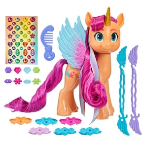 Conjunto My Little Pony: A New Generation Movie Lanterna Surpresa Brilhante  Sunny Starscout - F3329 - Hasbro, Cores diversas