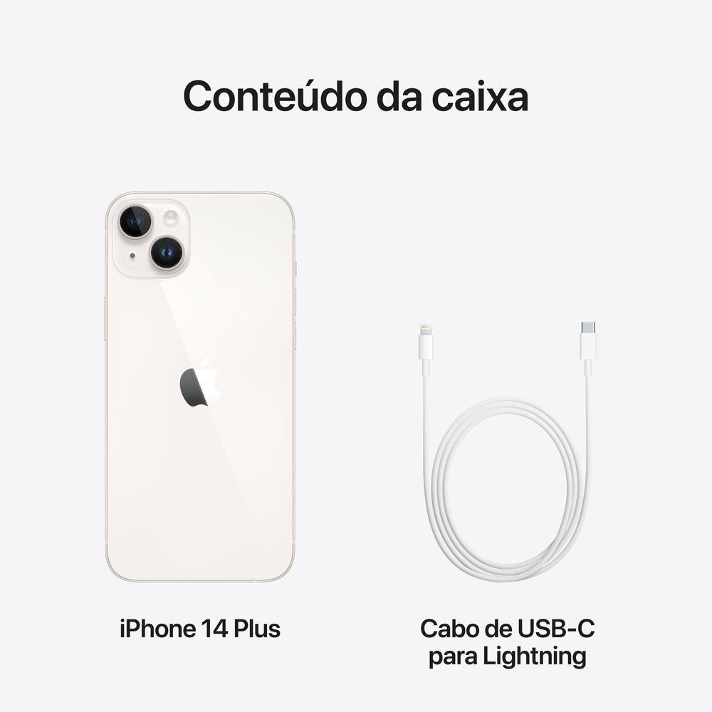 Apple iPhone 14 Plus 128GB - Estelar | Casas Bahia
