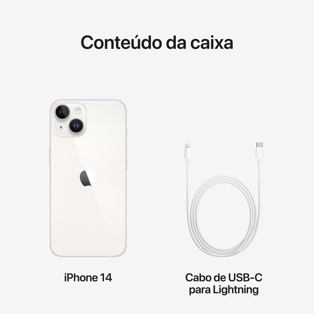 Apple iPhone 14 512GB - Estelar | Casas Bahia
