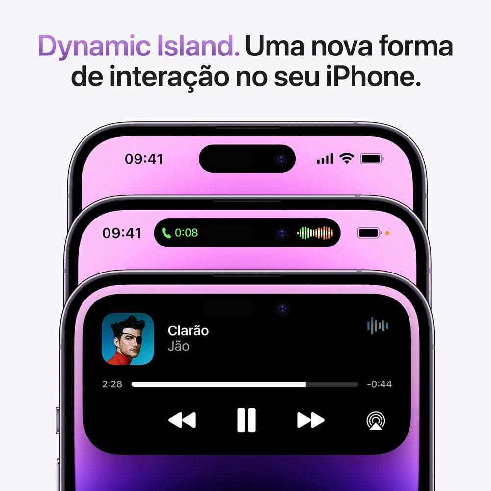 Apple iPhone 14 Pro 256GB Preto-espacial | Casas Bahia