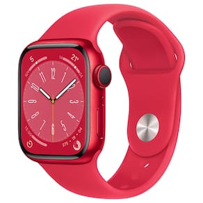 Apple Watch Series 8 GPS + Cellular Caixa (PRODUCT)RED de Alumínio 41 mm Pulseira Esportiva (PRODUCT)RED