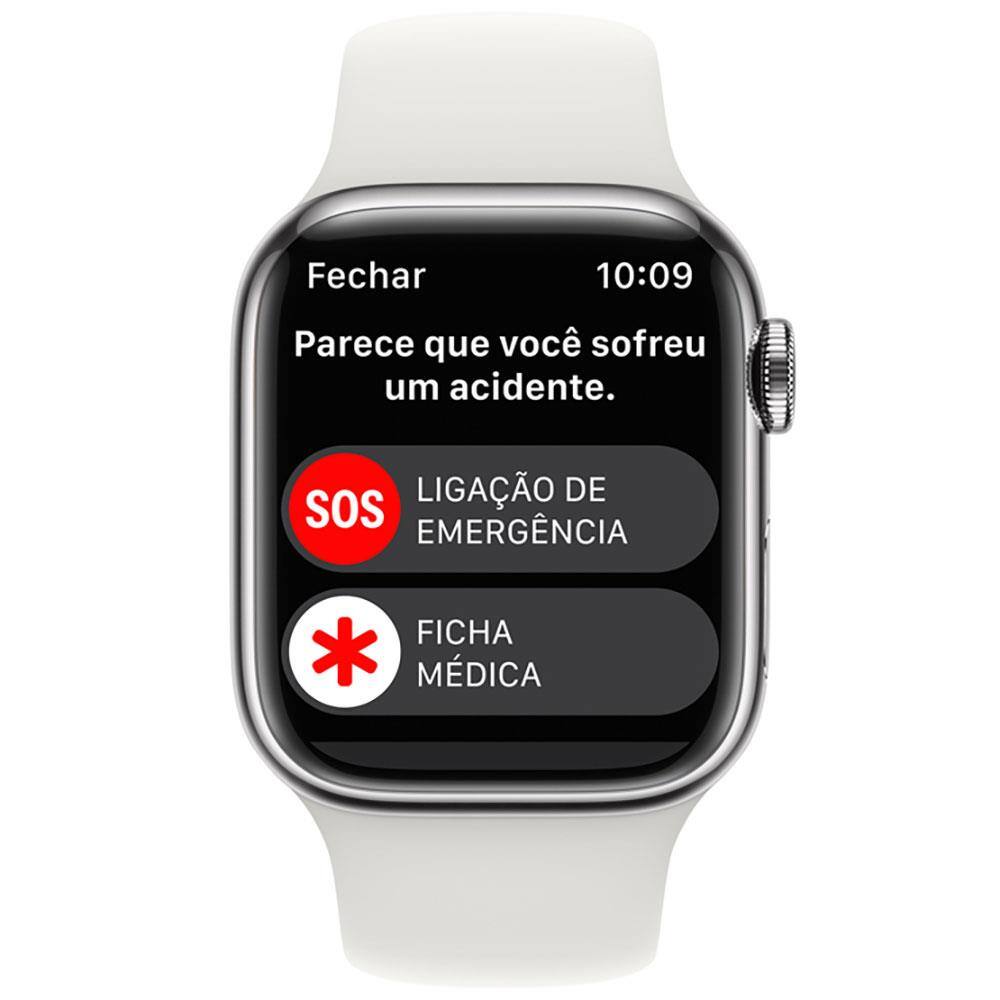 Apple Watch Series 8 GPS + Cellular Caixa | Casas Bahia