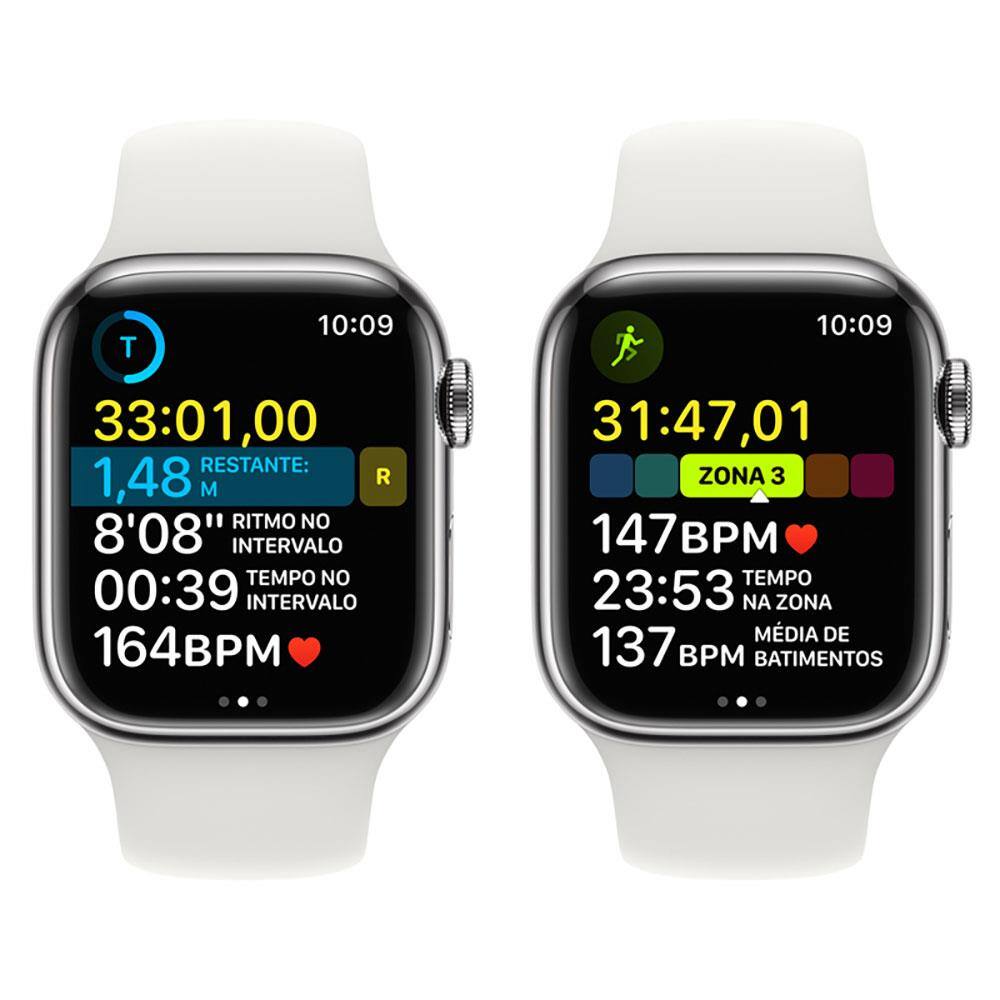 Apple Watch Series 8 GPS + Cellular Caixa | Casas Bahia