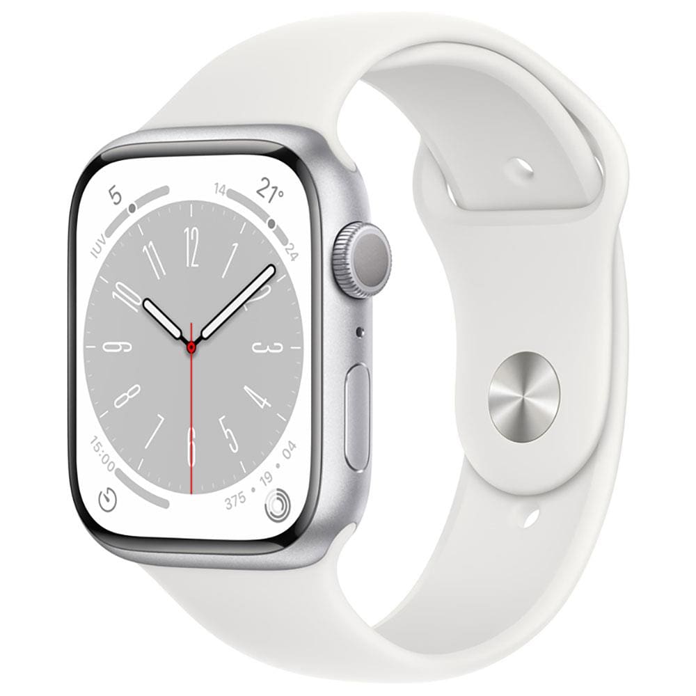 Relogio apple watch serie 6 44 mm cor prata