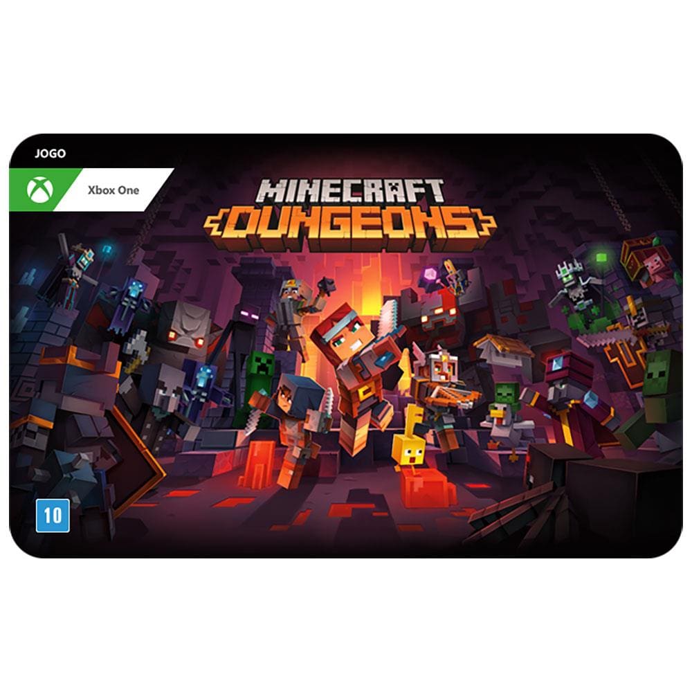 Jogo minecraft dungeons ps4