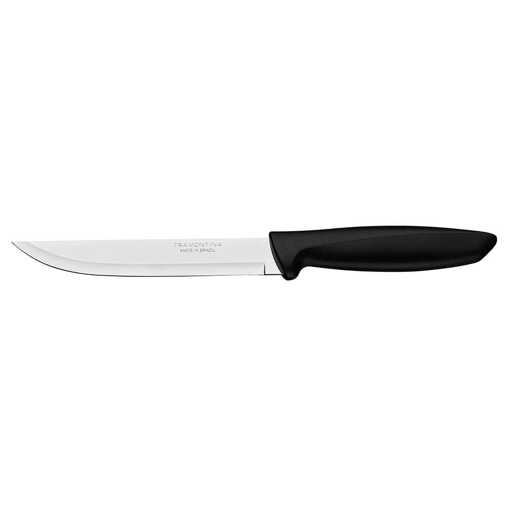 Faca 6” para Cozinha Tramontina Plenus em Aço Inox - Preto