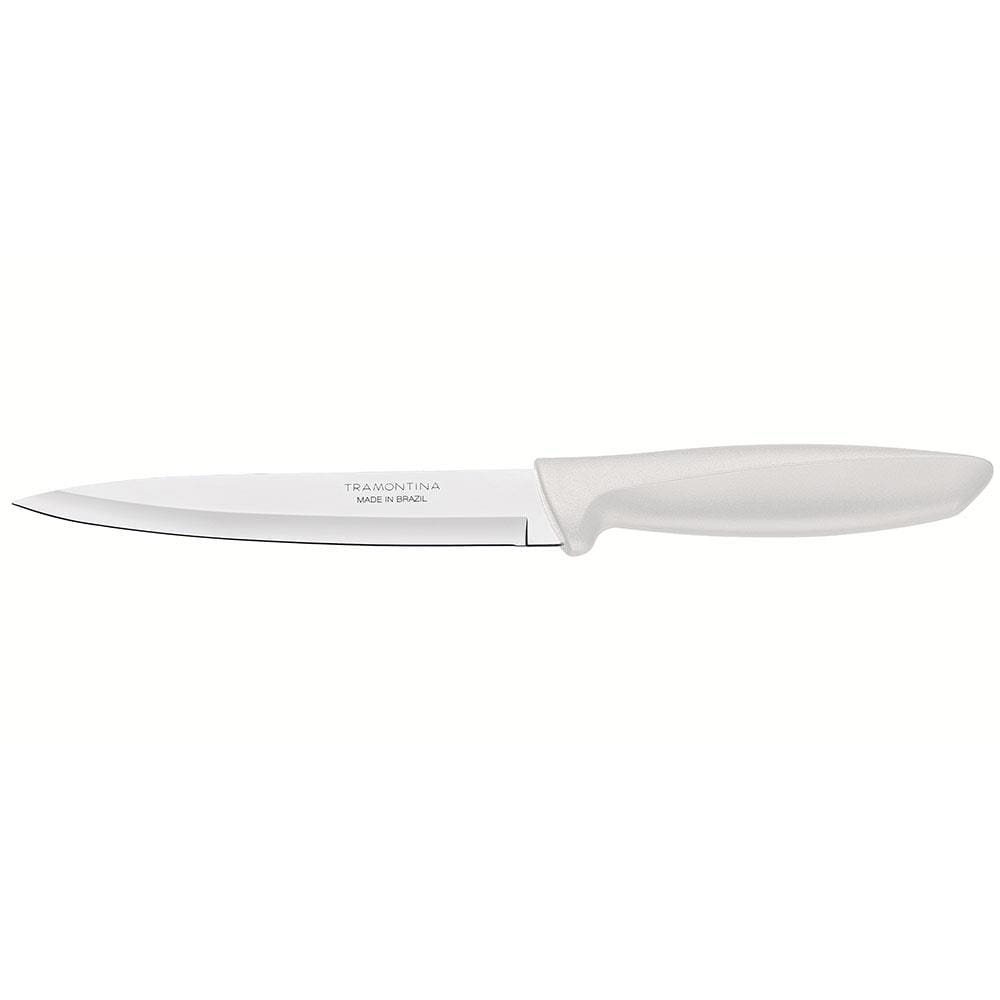Faca 6” Utility Tramontina Plenus em Aço Inox - Off-White