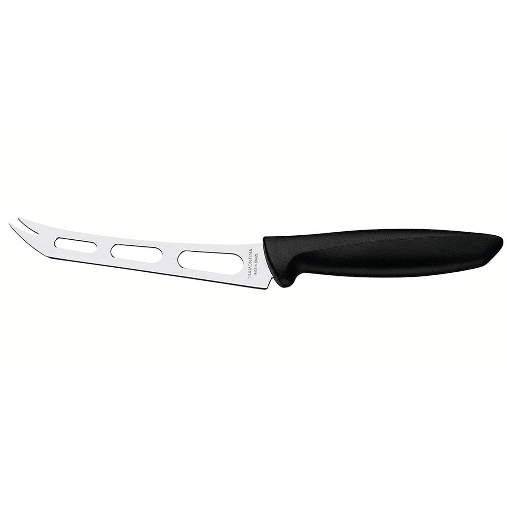 Faca 6” para Queijo Tramontina Plenus em Aço Inox - Preto