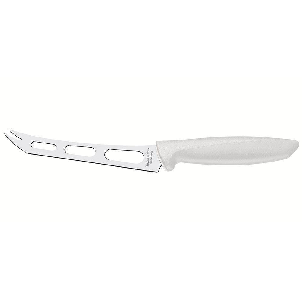 Faca 6” para Queijo Tramontina Plenus em Aço Inox - Off-White