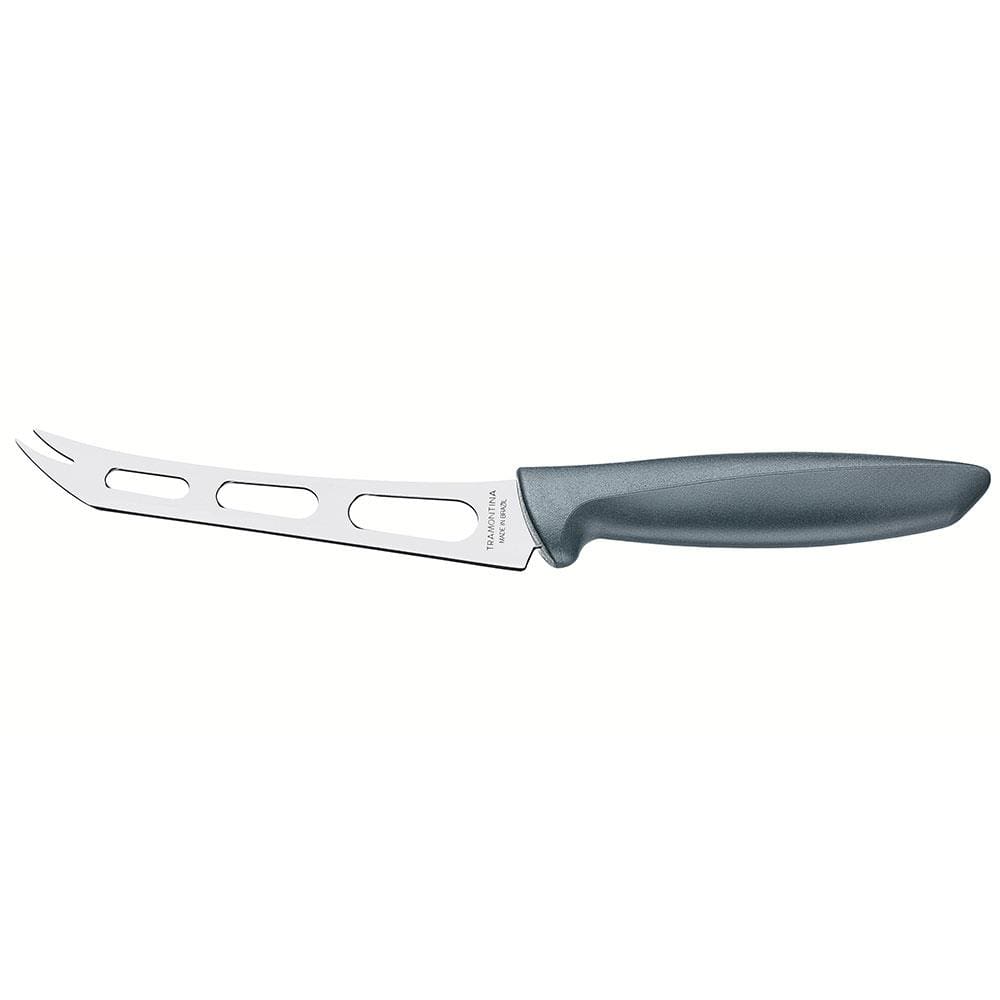 Faca 6” para Queijo Tramontina Plenus em Aço Inox - Cinza