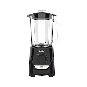 Liquidificador Oster OLIQ520 Preto com Copo de Vidro, 1250W e 10 Velocidades