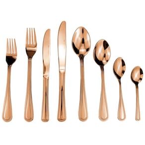 Faqueiro 48 Peças Fracalanza Pearl em Aço Inox - Cobre