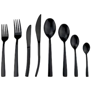Faqueiro Ravel 48 Peças Fracalanza em Aço Inox - Preto