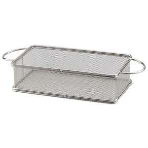 Cesta Retangular Dynasty Fry em Aço Inox - Prata