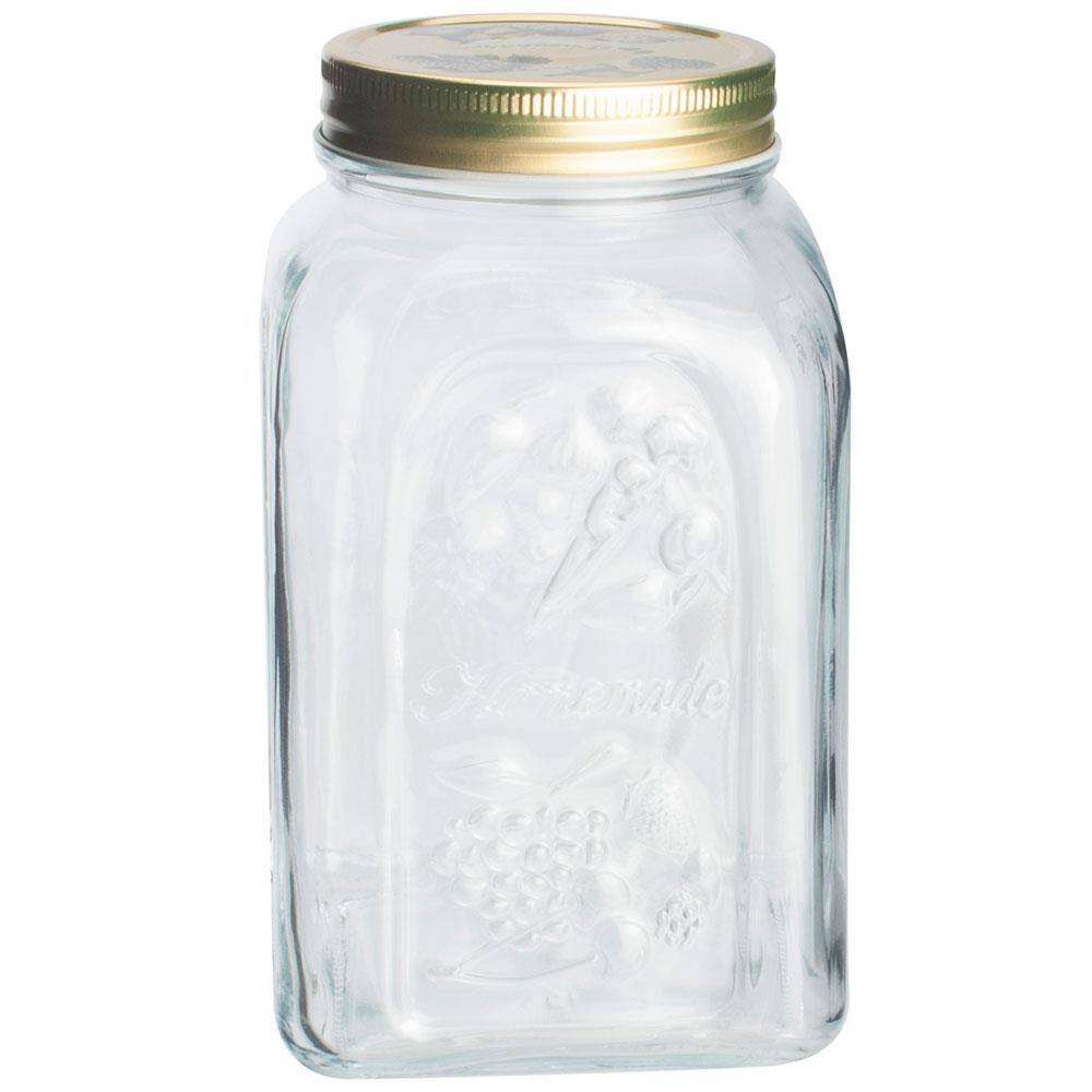 Pote para Mantimentos Pasabahce em Vidro com Tampa - 1,5L