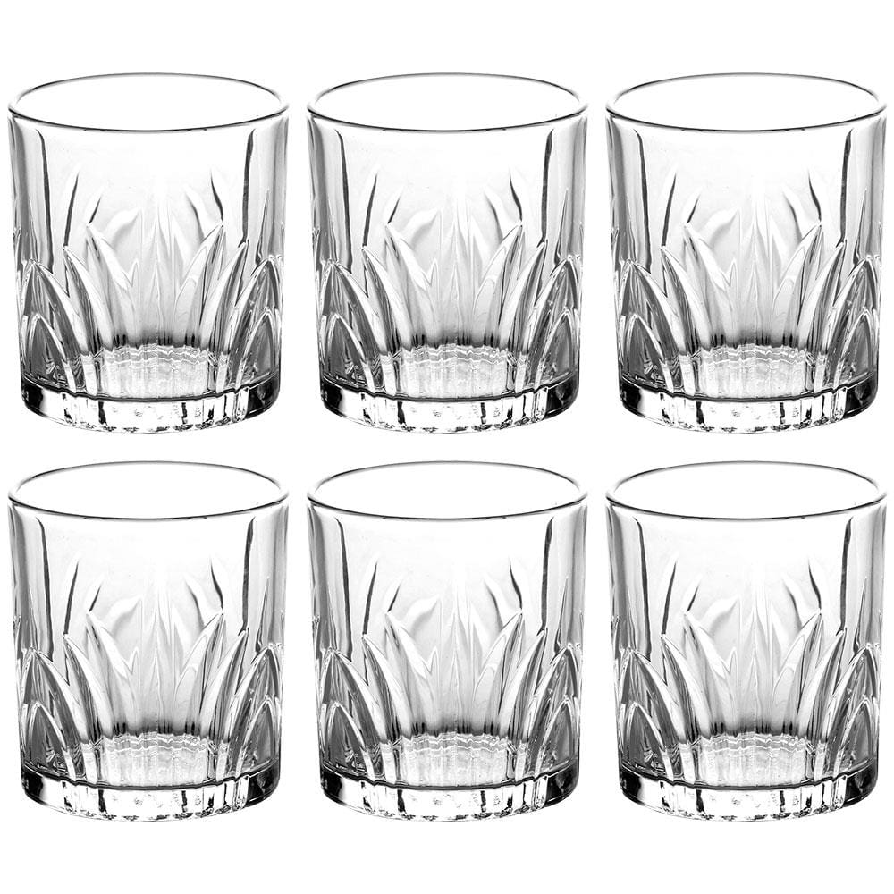 Conjunto de Copos Baixos L'Hermitage Costanera Cristal 310 ml - 6 Peças