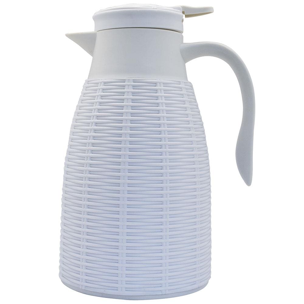 Garrafa Térmica Dynasty em Plástico Branca - 1L