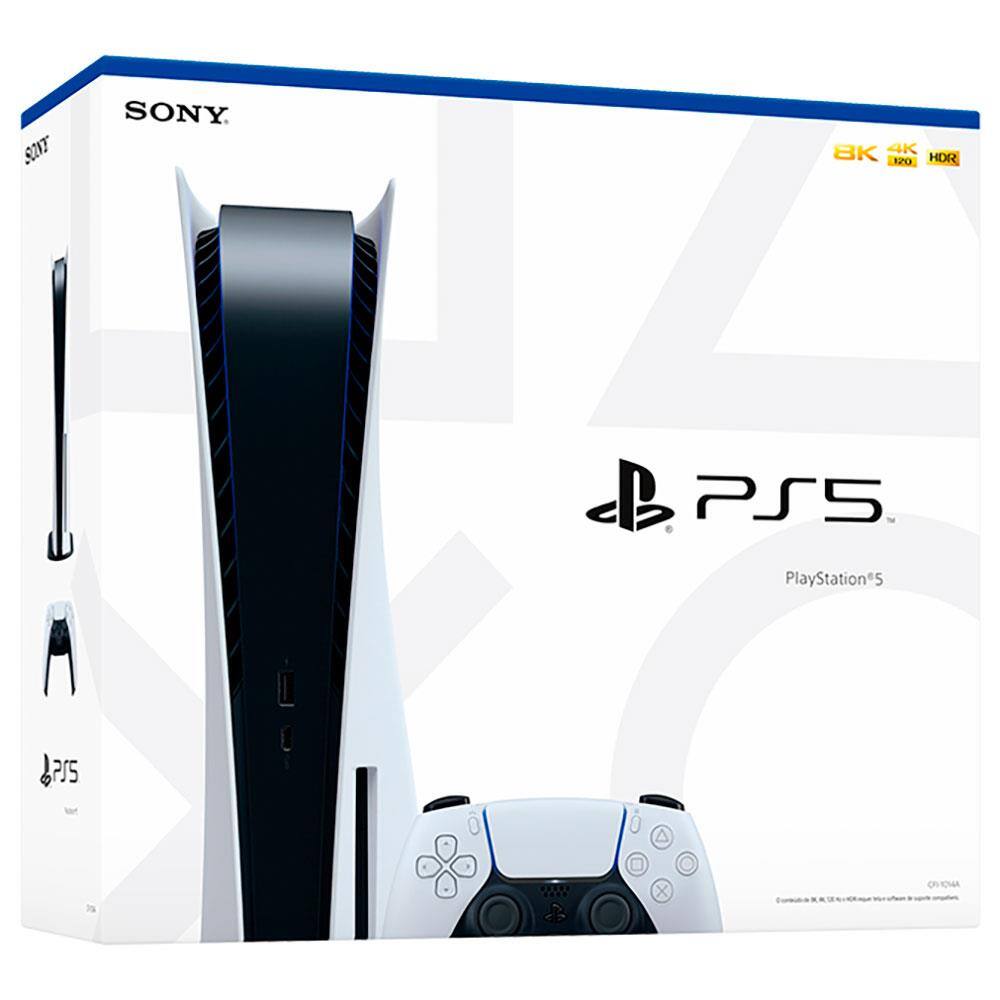 PS5 プレステ5 軽量版 CFI-1100A01 [825GB] Console Playstation 5 825GB SSD | Casas Bahia
